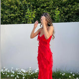 Rochie maxi cu volane