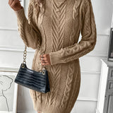 Rochie pulover rafinată