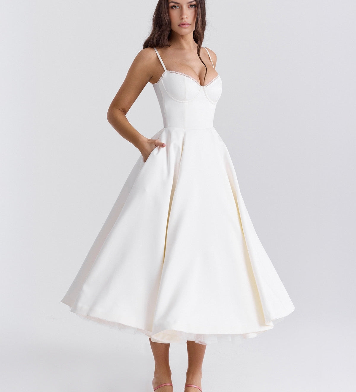 Selene | Rochie midi elegantă