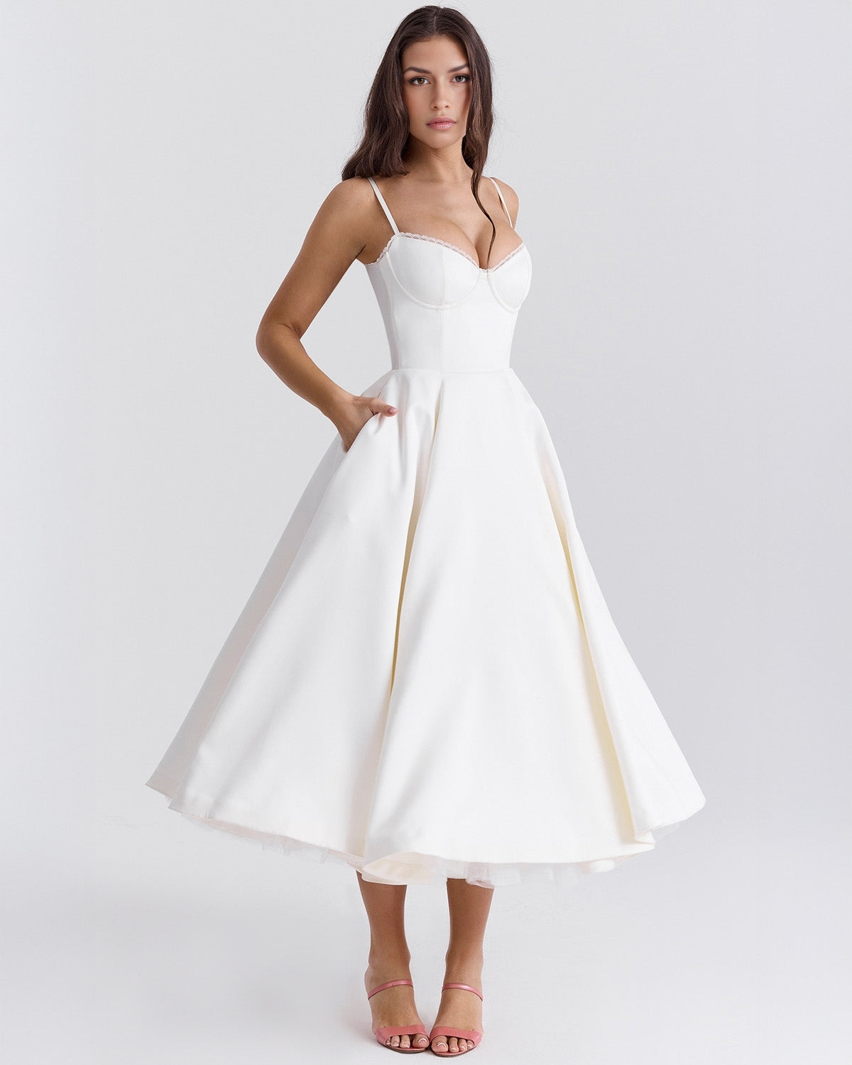 Selene | Rochie midi elegantă