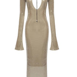Rebecca | Rochie maxi cu paiete