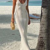 Kalista | Rochie maxi tricotată