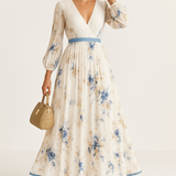 Rochie maxi florală elegantă