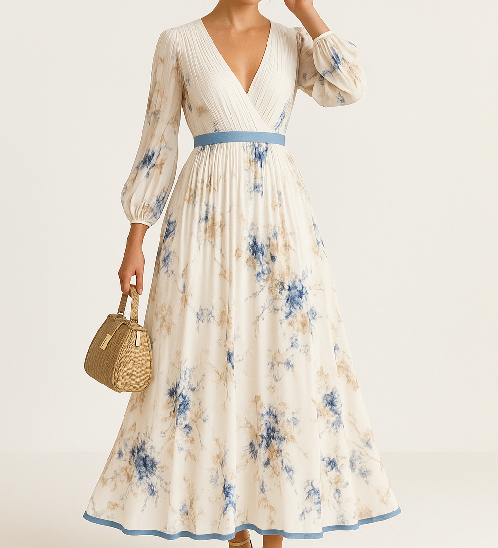 Katie | Rochie maxi elegantă florală