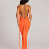 Rochie maxi cu spatele gol