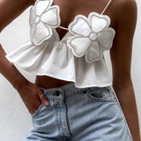 Kalista Crop top strălucitor