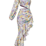 Dalina | Rochie florală elegantă