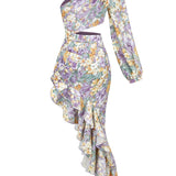 Dalina | Rochie florală elegantă