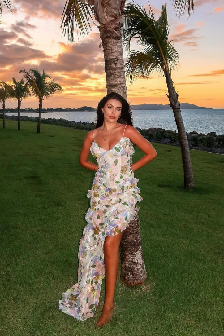 Arlina | Rochie maxi imprimată