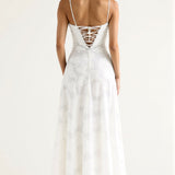Amira | Rochie maxi din dantelă
