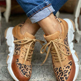Alice Sneakers cu accent leopard