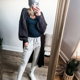 Pantaloni Jogger cu Fermoar