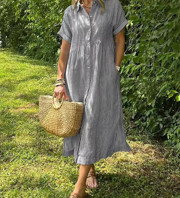 Angela | Rochie-cămașă elegantă