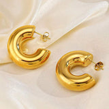 Cercei Chunky Hoops