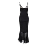 Anissa | Rochie maxi din dantelă