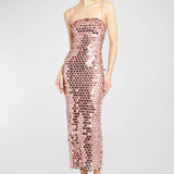 Jocelyn | Rochie midi cu paiete