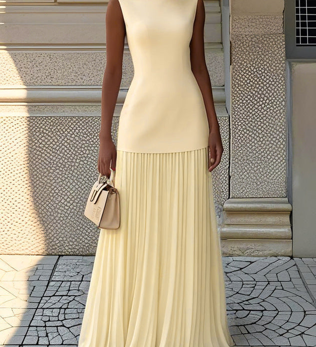 Rochie maxi plisată