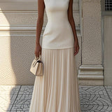 Rochie maxi plisată