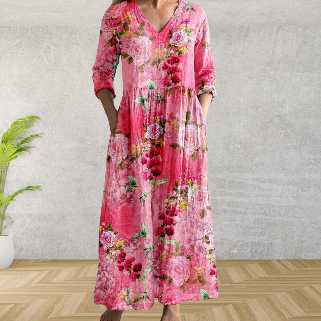 Rochie cu imprimeu floral