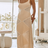 Elowen | Rochie maxi tricotată