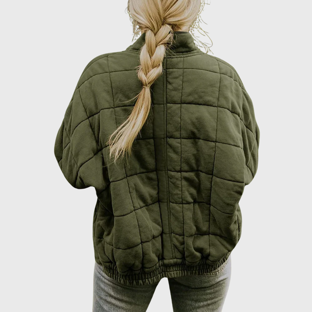 Jachetă oversized matlasată