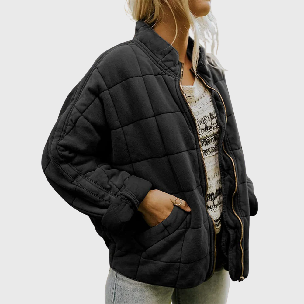 Jachetă oversized matlasată