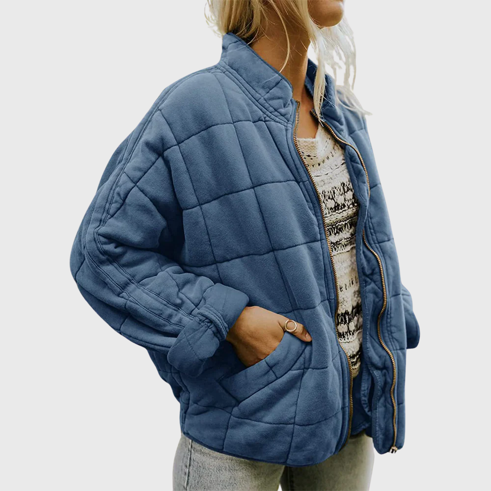 Jachetă oversized matlasată