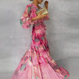 Rochie cu imprimeu floral
