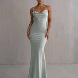 Laelia | Rochie maxi satinată