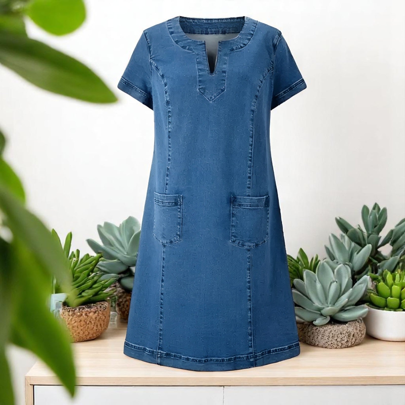 Rochie casual din denim