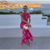 Rochie elegantă florală de ocazie