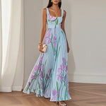 Isla | Rochie maxi elegantă florală