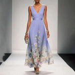 Arabella | Rochie maxi florală vaporoasă