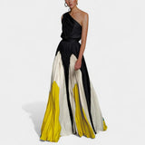 Poppy | Rochie maxi asimetrică