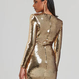 Rochie mini cu paiete