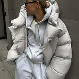 Jachetă puffer oversized
