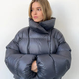 Jachetă puffer oversized