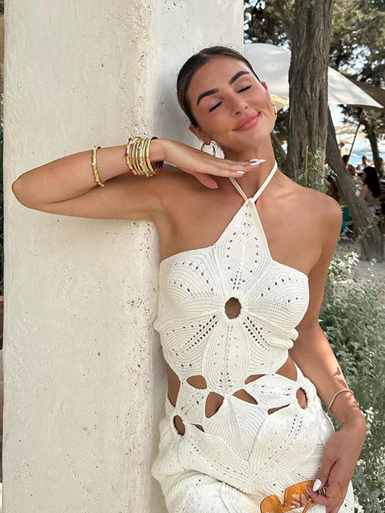 Aislyn Rochie tricotată