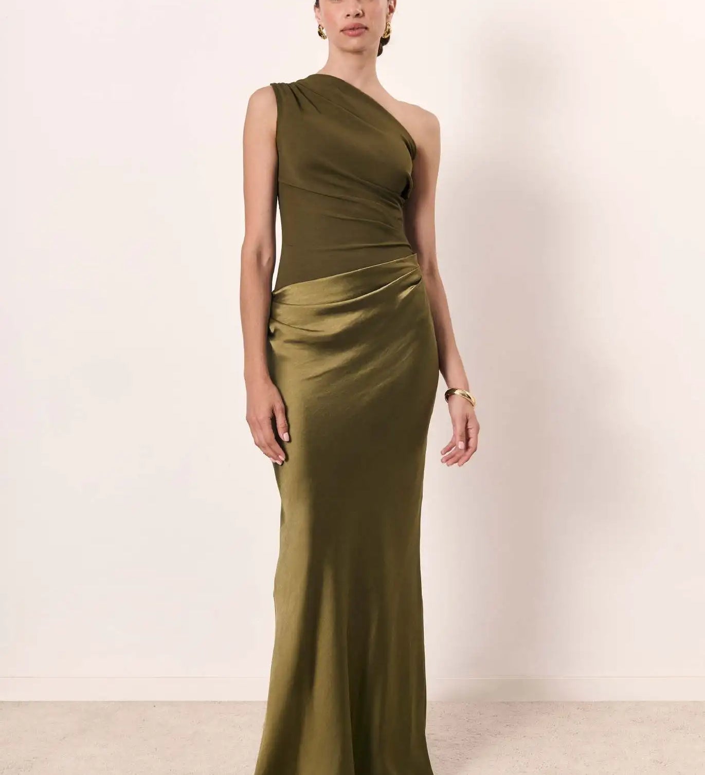 Sophia | Rochie satin asimetrică
