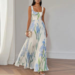 Isla | Rochie maxi elegantă florală