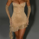 Rochie mini cu paiete