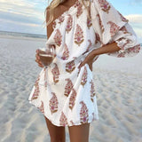 Rochie mini cu imprimeu
