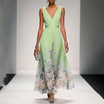 Arabella | Rochie maxi florală vaporoasă