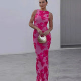 Rochie elegantă florală de ocazie