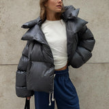 Jachetă puffer oversized