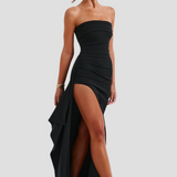 Alina | Rochie maxi fără bretele