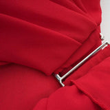 Rochie mini plisată elegantă