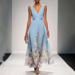 Arabella | Rochie maxi florală vaporoasă