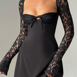 Rochie mini din dantelă