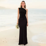 Sophia | Rochie satin asimetrică